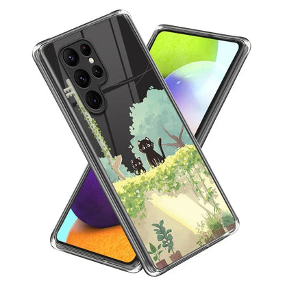 For Samsung Galaxy S24 Ultra Phone Case Pattern Printing Soft TPU Cover