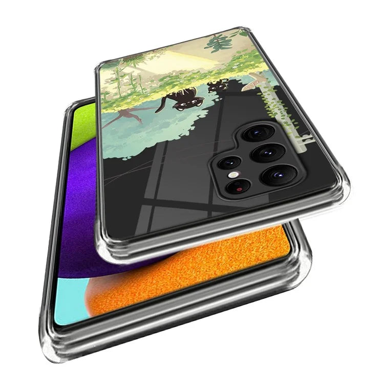 For Samsung Galaxy S24 Ultra Phone Case Pattern Printing Soft TPU Cover