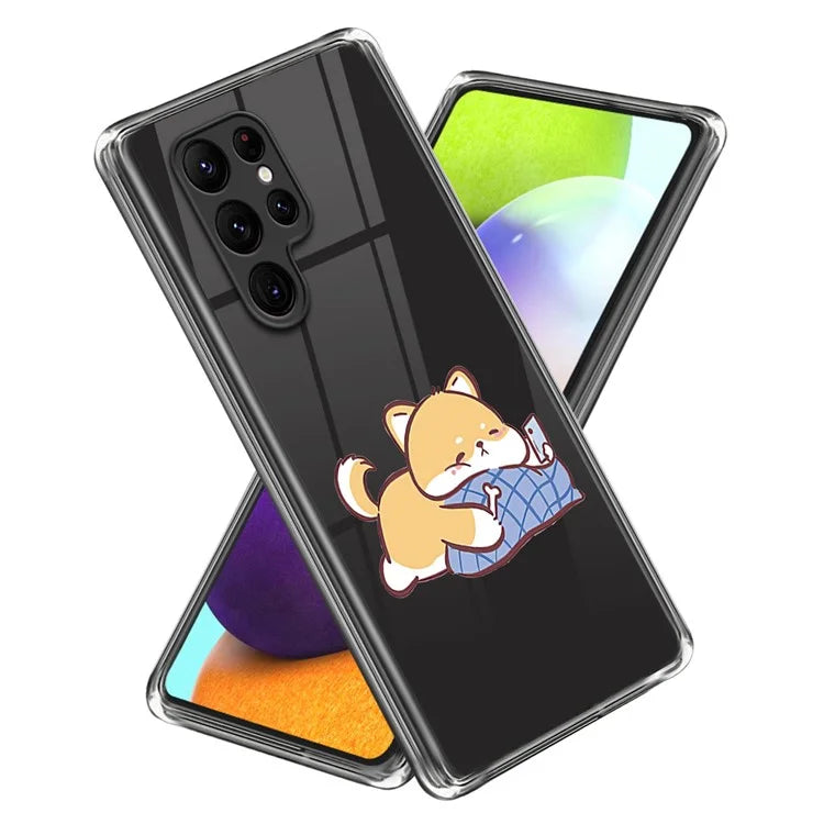 For Samsung Galaxy S24 Ultra Phone Case Pattern Printing Soft TPU Cover