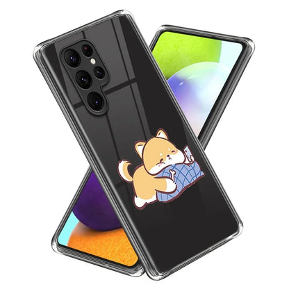 For Samsung Galaxy S24 Ultra Phone Case Pattern Printing Soft TPU Cover