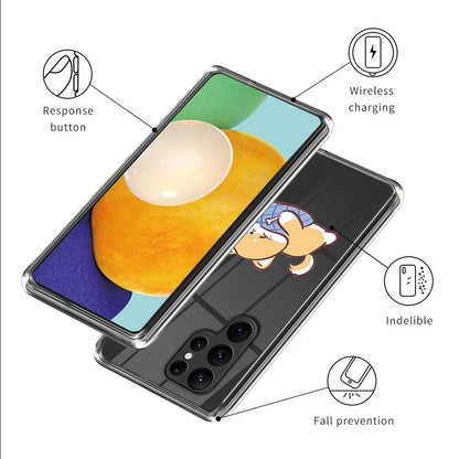 For Samsung Galaxy S24 Ultra Phone Case Pattern Printing Soft TPU Cover
