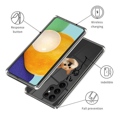 For Samsung Galaxy S24 Ultra Phone Case Pattern Printing Soft TPU Cover