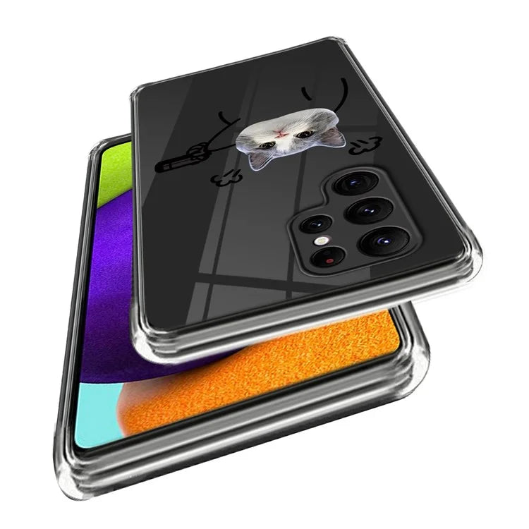 For Samsung Galaxy S24 Ultra Phone Case Pattern Printing Soft TPU Cover