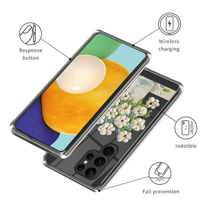 For Samsung Galaxy S24 Ultra Phone Case Pattern Printing Soft TPU Cover
