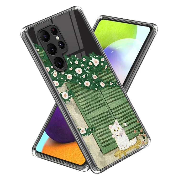 For Samsung Galaxy S24 Ultra Phone Case Pattern Printing Soft TPU Cover