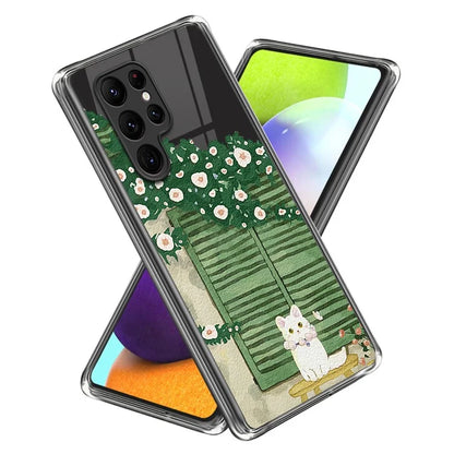 For Samsung Galaxy S24 Ultra Phone Case Pattern Printing Soft TPU Cover