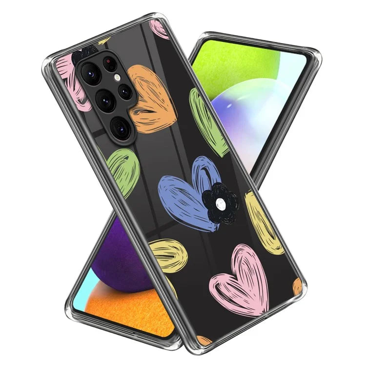 For Samsung Galaxy S24 Ultra Phone Case Pattern Printing Soft TPU Cover