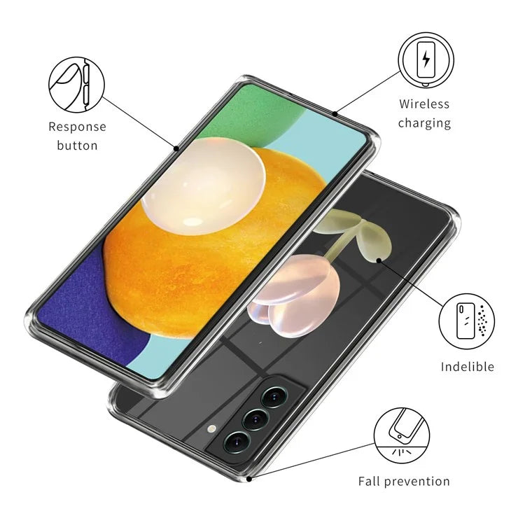 For Samsung Galaxy S24+ TPU Case Anti-scratch Pattern Printing Phone Cover