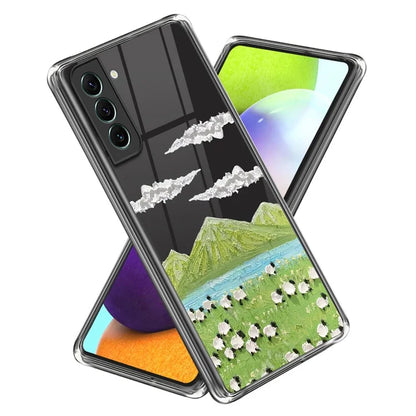 For Samsung Galaxy S24+ TPU Case Anti-scratch Pattern Printing Phone Cover