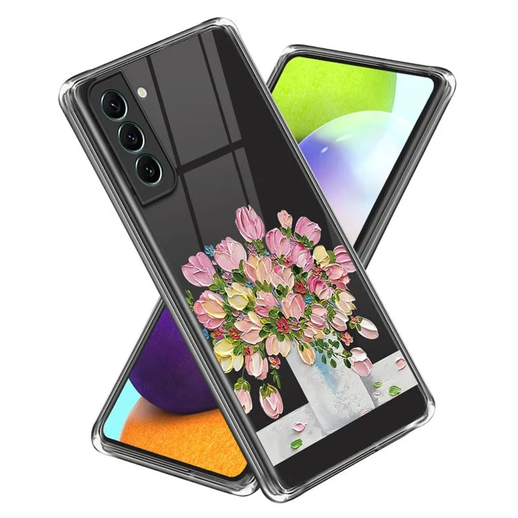 For Samsung Galaxy S24+ TPU Case Anti-scratch Pattern Printing Phone Cover