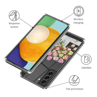 For Samsung Galaxy S24+ TPU Case Anti-scratch Pattern Printing Phone Cover