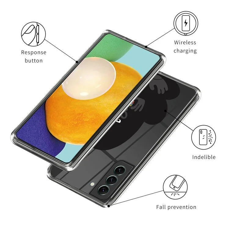 For Samsung Galaxy S24+ TPU Case Anti-scratch Pattern Printing Phone Cover