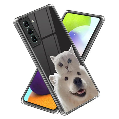 For Samsung Galaxy S24+ TPU Case Anti-scratch Pattern Printing Phone Cover