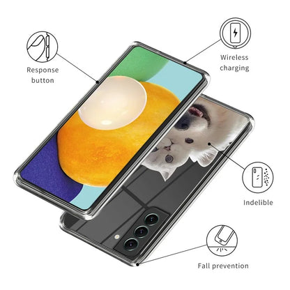 For Samsung Galaxy S24+ TPU Case Anti-scratch Pattern Printing Phone Cover