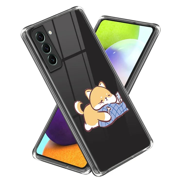 For Samsung Galaxy S24+ TPU Case Anti-scratch Pattern Printing Phone Cover