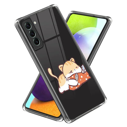 For Samsung Galaxy S24+ TPU Case Anti-scratch Pattern Printing Phone Cover