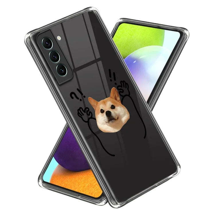 For Samsung Galaxy S24+ TPU Case Anti-scratch Pattern Printing Phone Cover