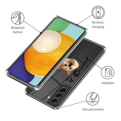 For Samsung Galaxy S24+ TPU Case Anti-scratch Pattern Printing Phone Cover