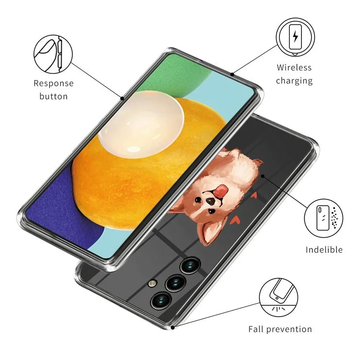 For Samsung Galaxy A05s 4G Cover Pattern Printing Soft TPU Phone Back Case Protector