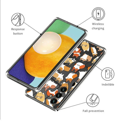 For Samsung Galaxy A05s 4G Cover Pattern Printing Soft TPU Phone Back Case Protectors Sticker