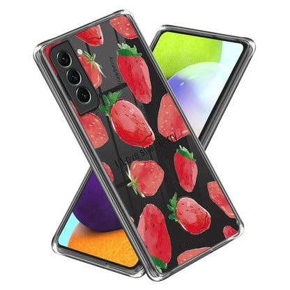For Samsung Galaxy S24 Case Pattern Printing Shockproof TPU Phone Cover Protector