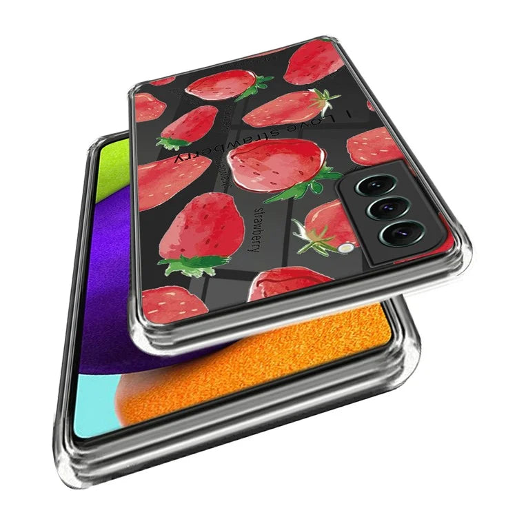 For Samsung Galaxy S24 Case Pattern Printing Shockproof TPU Phone Cover Protector