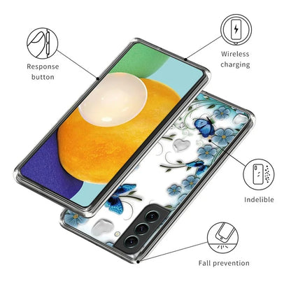 For Samsung Galaxy S24 Case Pattern Printing Shockproof TPU Phone Cover Protector