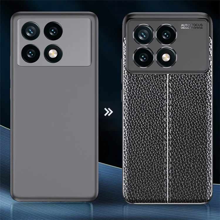 For Xiaomi Redmi K70 5G / K70 Pro 5G Case Litchi Texture TPU Phone Protective Cover