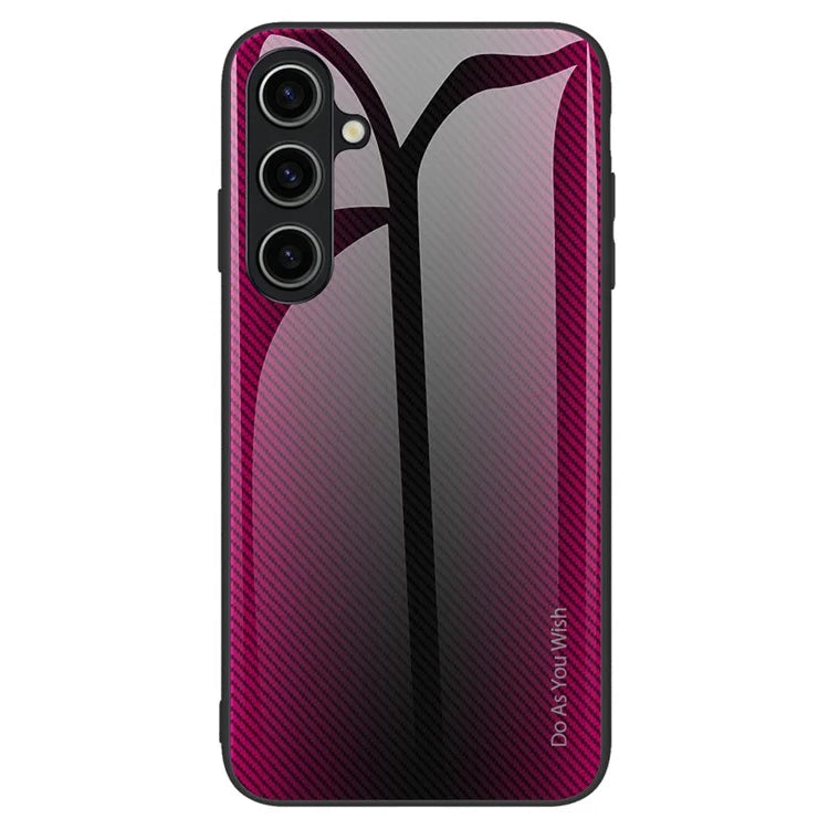 For Samsung Galaxy A15 5G Phone Case Tempered Glass+TPU Shock Protective Cover