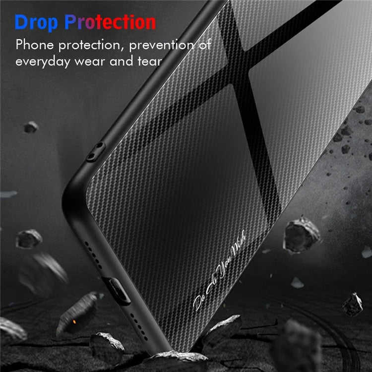For Samsung Galaxy A15 5G Phone Case Tempered Glass+TPU Shock Protective Cover