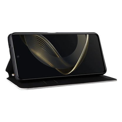 For Huawei nova 11 SE Stand View Cover Rhombus Pattern Imprinted Phone Case