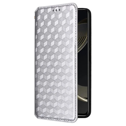 For Huawei nova 11 SE Stand View Cover Rhombus Pattern Imprinted Phone Case