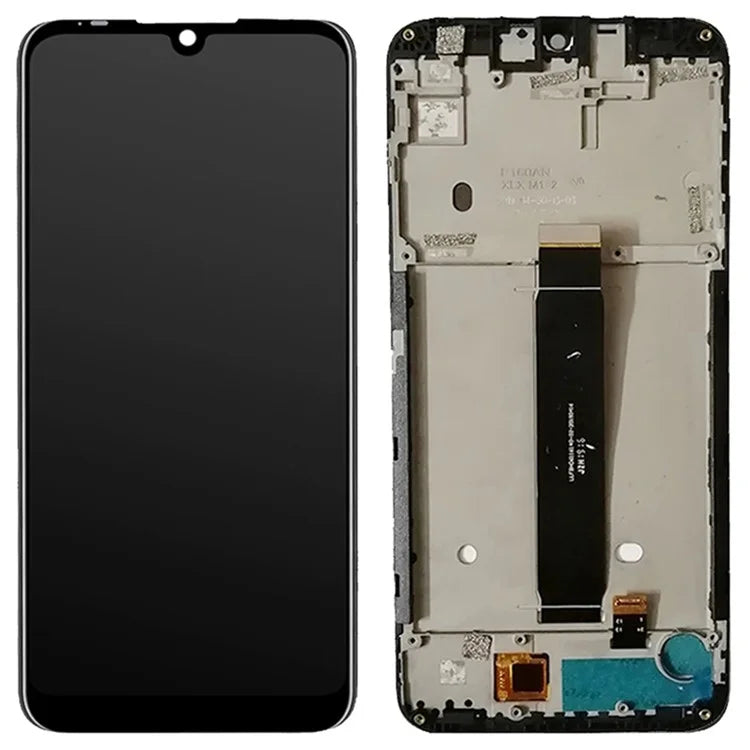 For Motorola Moto E6 Plus Grade C LCD Screen and Digitizer Assembly + Frame (without Logo)