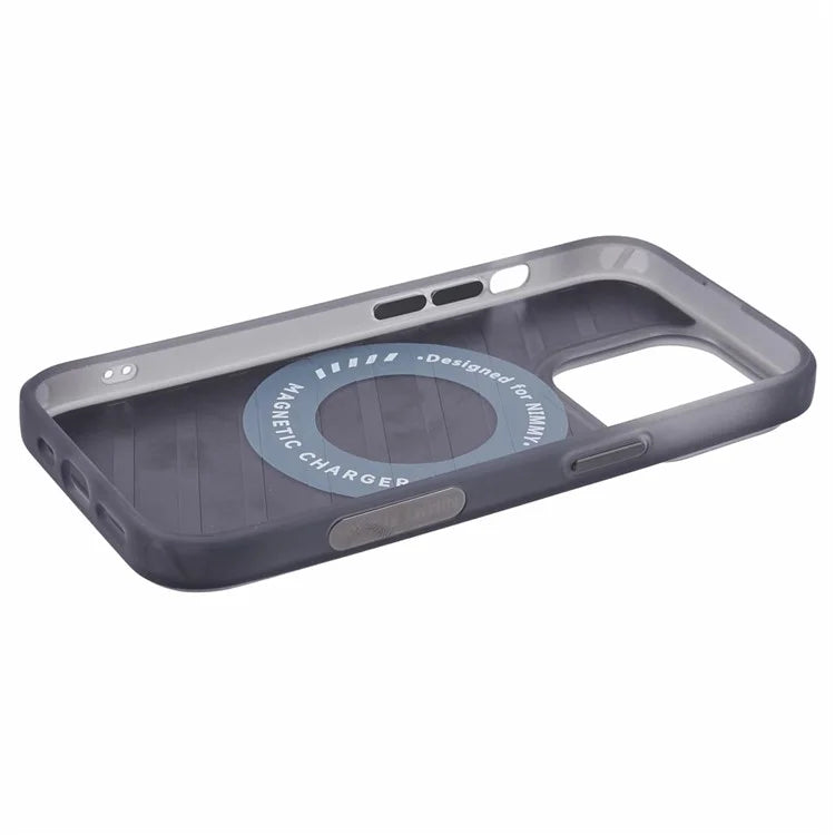 NIMMY For iPhone 14 Pro Embroidery Protective Case Magnetic Phone Cover