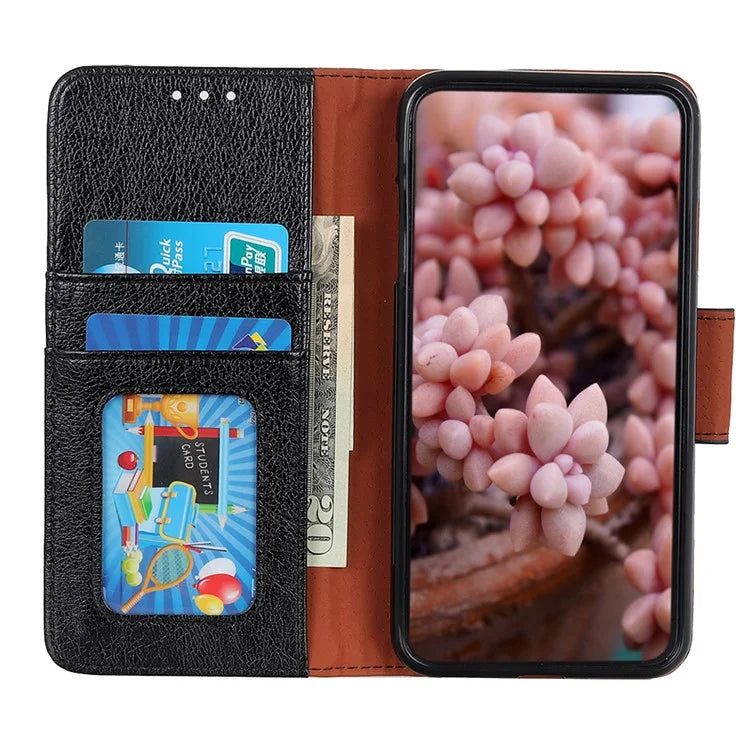For Samsung Galaxy A35 5G Magnetic Phone Case Nappa Texture Split Leather Shell