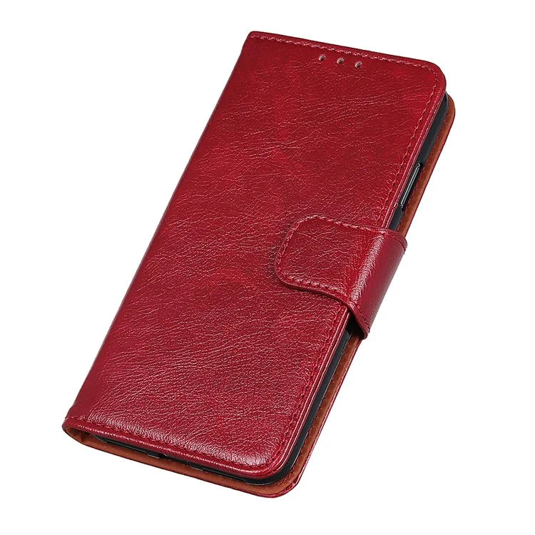 For Samsung Galaxy A35 5G Magnetic Phone Case Nappa Texture Split Leather Shell