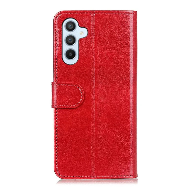 For Samsung Galaxy A35 5G Case Crazy Horse Texture Leather Stand Cover