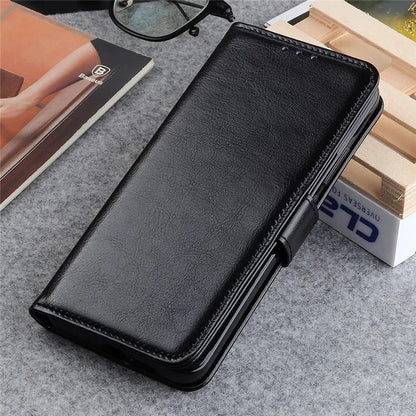 For Samsung Galaxy A35 5G Case Crazy Horse Texture Leather Stand Cover