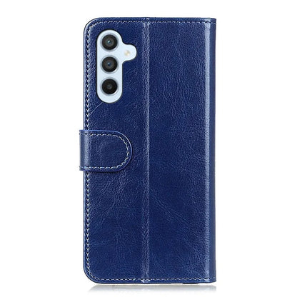 For Samsung Galaxy A35 5G Case Crazy Horse Texture Leather Stand Cover