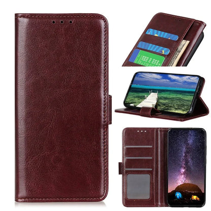 For Samsung Galaxy A35 5G Case Crazy Horse Texture Leather Stand Cover