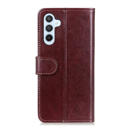 For Samsung Galaxy A35 5G Case Crazy Horse Texture Leather Stand Cover