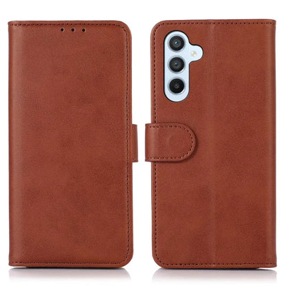 For Samsung Galaxy A35 5G Cell Phone Case Cowhide Texture Shockproof Stand Cover