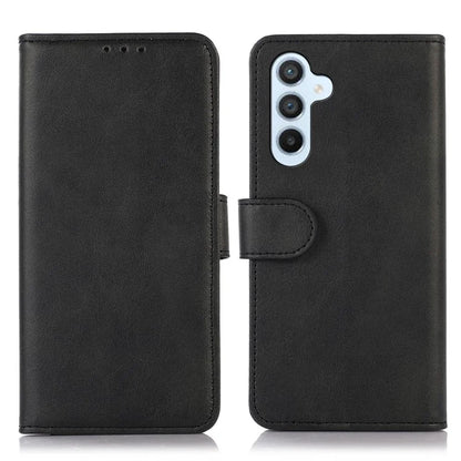 For Samsung Galaxy A35 5G Cell Phone Case Cowhide Texture Shockproof Stand Cover
