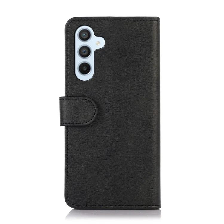 For Samsung Galaxy A35 5G Cell Phone Case Cowhide Texture Shockproof Stand Cover