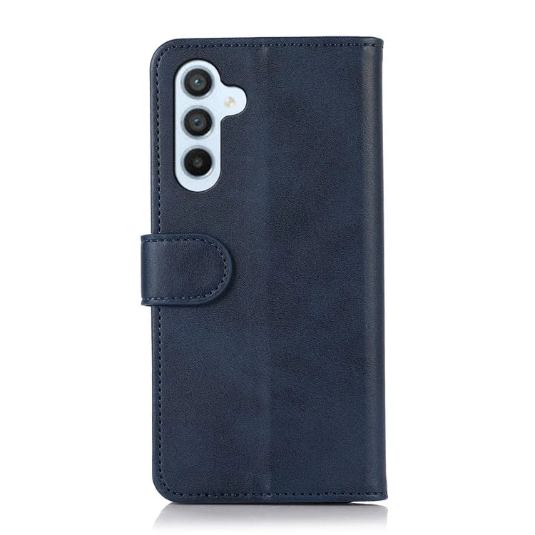 For Samsung Galaxy A35 5G Cell Phone Case Cowhide Texture Shockproof Stand Cover