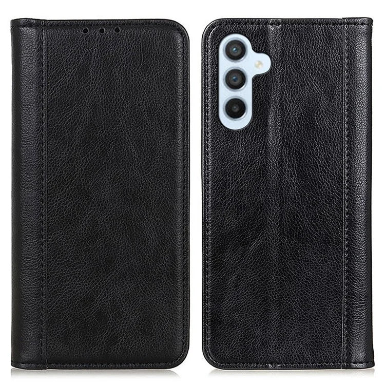 For Samsung Galaxy A35 5G Magnetic Case Shockproof Split Leather Phone Stand Cover