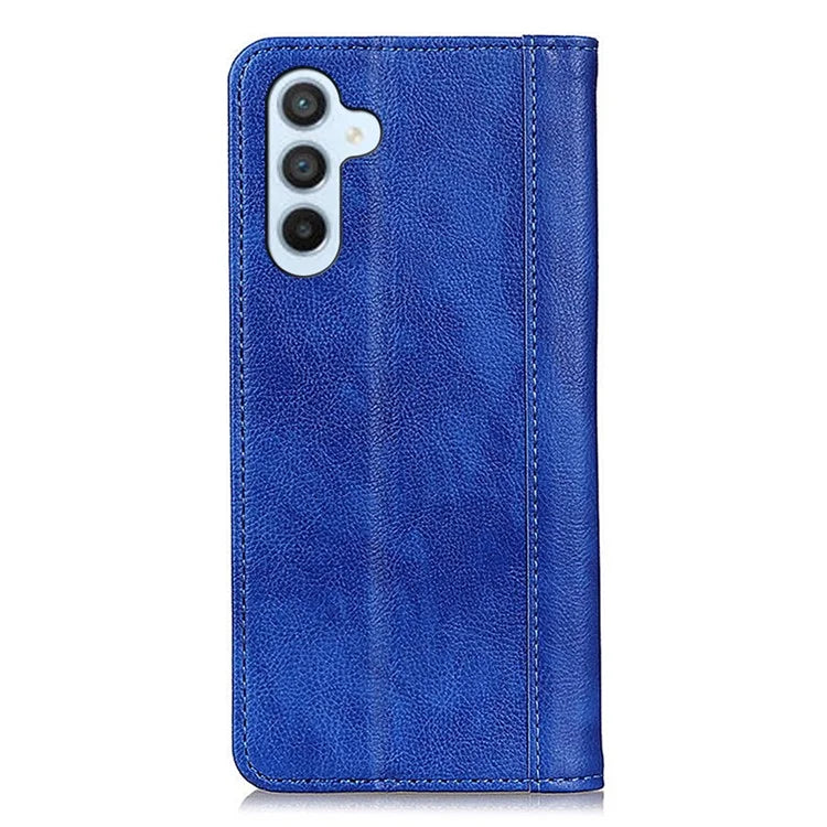 For Samsung Galaxy A35 5G Magnetic Case Shockproof Split Leather Phone Stand Cover