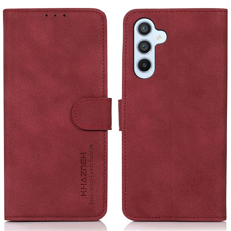 KHAZNEH For Samsung Galaxy A35 5G Case TPU+PU Leather Wallet Stand Protective Shell