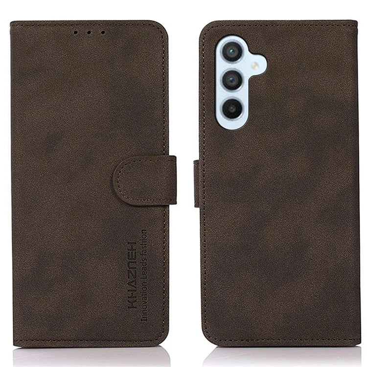 KHAZNEH For Samsung Galaxy A35 5G Case TPU+PU Leather Wallet Stand Protective Shell