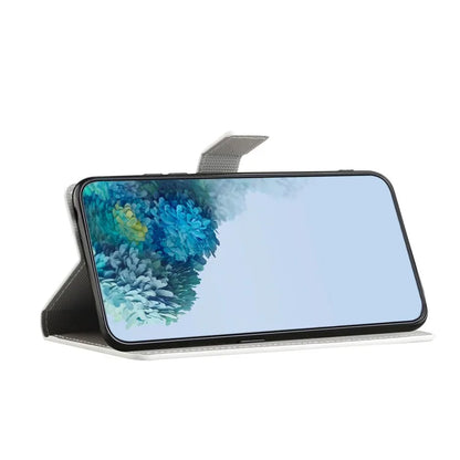 For Samsung Galaxy A35 5G Phone Case Pattern Folding Stand PU Leather Cover